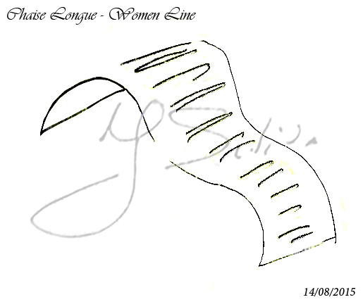 1esquiço chaise longue